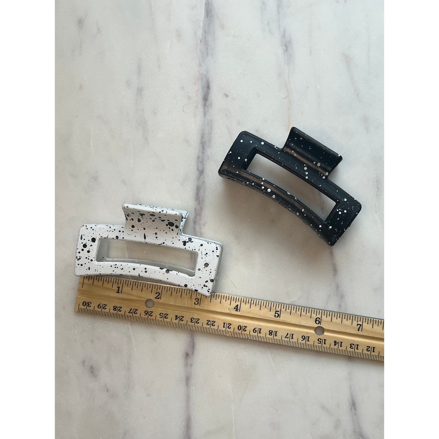 Matte Square Hair Clips